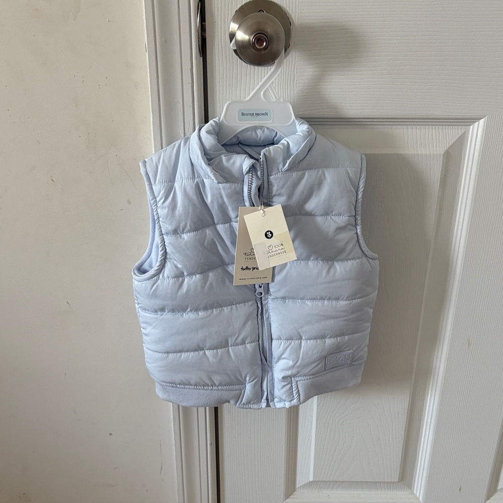 New Tutto Piccolo Hooded Waistcoat